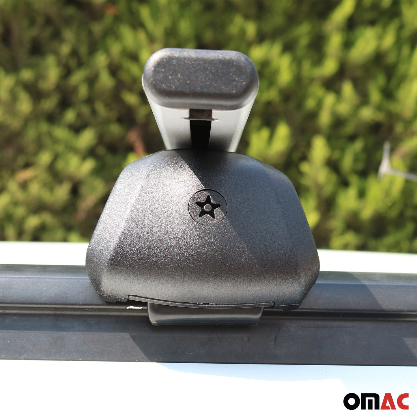 OMAC Roof Racks Luggage Carrier Cross Bars Iron for Mazda CX-50 2023-2024 Gray 2Pcs G003078