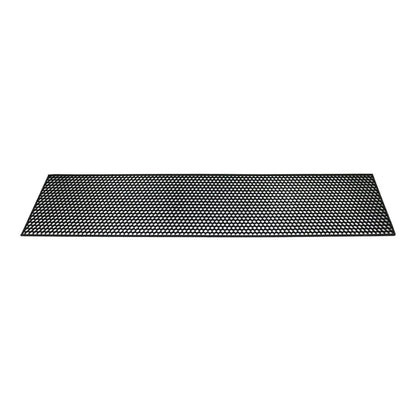 39.37"x 9.44" Trimmable Black ABS Plastic Honeycomb Mesh Grill Spoiler Bumper