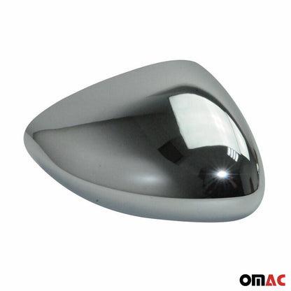 OMAC Side Mirror Cover Caps Fits Dodge Neon 2016-2020 Chrome Silver 2 Pcs 2542112