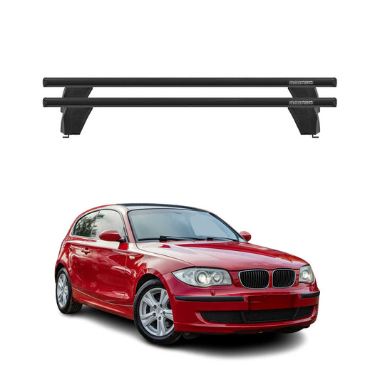 2005-2011 BMW 1 Series E81 E82 E87 Roof Rack Cross Bars Black