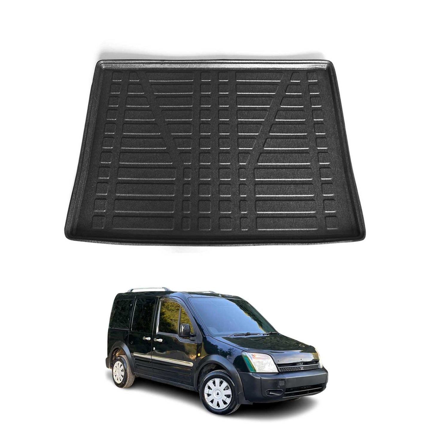 2010-2013 Ford Transit Connect Cargo Liner Trunk Mat All Weather Behind 2nd Row Black