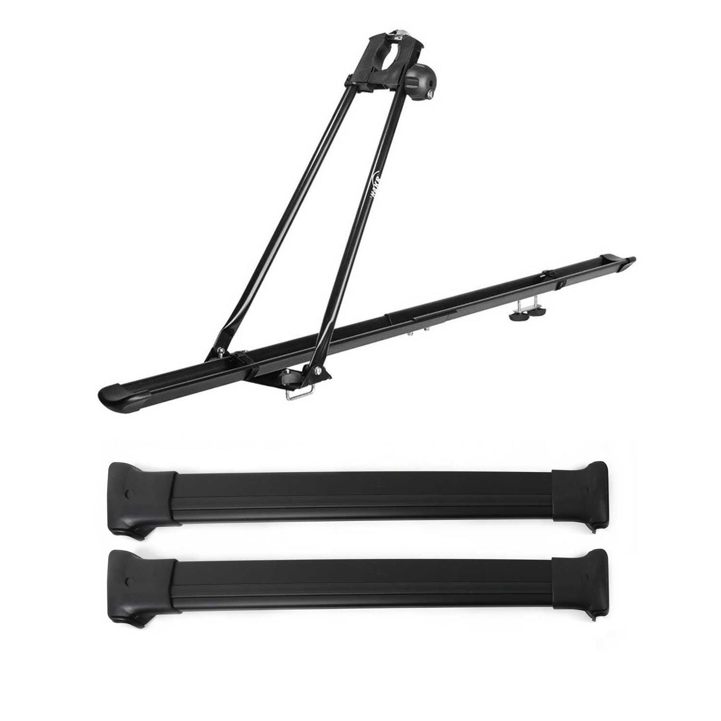 OMAC Bike Rack Carrier Roof Racks Set fits Nissan Murano 2009-2014 Black 3x U021800