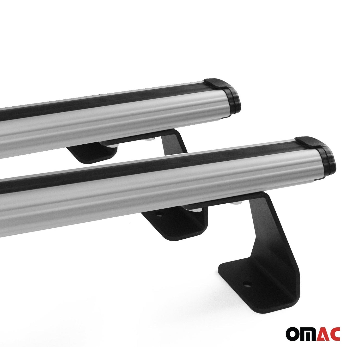 OMAC Trunk Bed Carrier Roof Racks Cross Bars for Honda CR-V 2012-2016 Alu Silver 2x '3407920