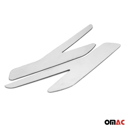 OMAC Side Door Molding Trim Skirt Garnish for Buick Verano 2012-2017 Steel Silver 2x U016666