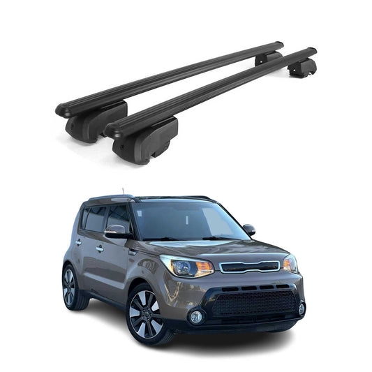 2014-2019 Kia Soul Roof Rack Cross Bars Black