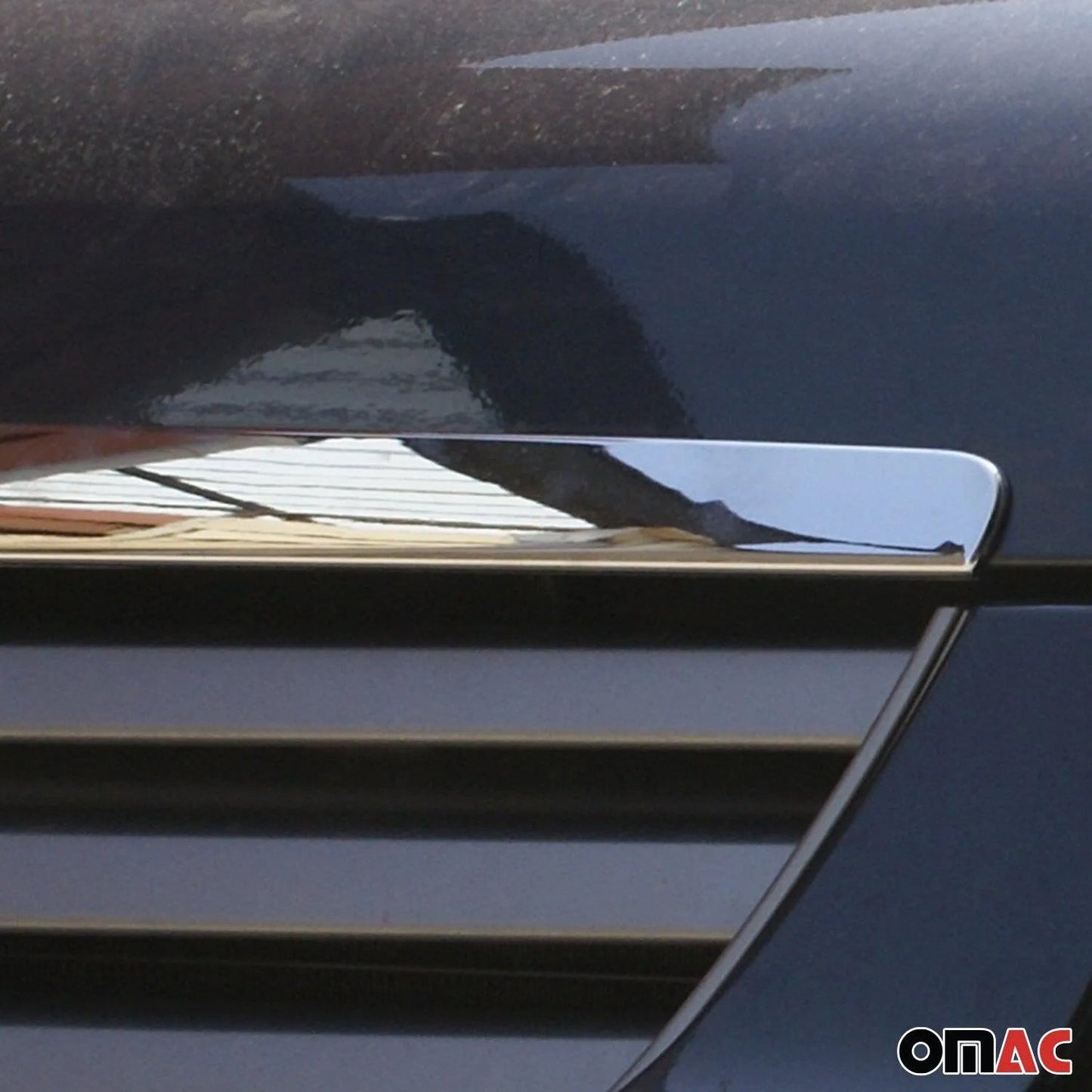 2010-2013 Ford Transit Connect Front Hood Bonnet Strip Trim Silver Stainless Steel 1Pc