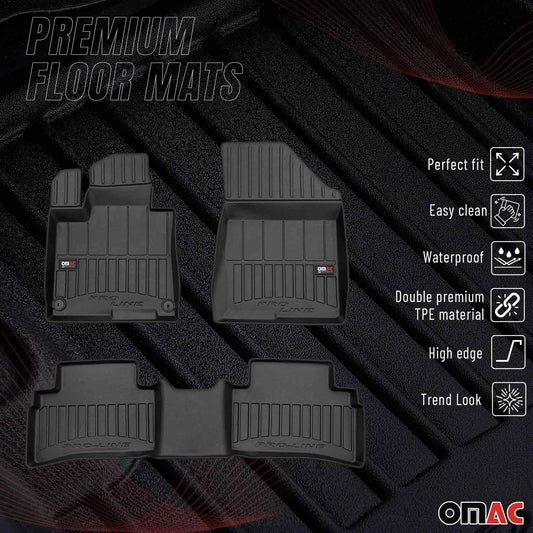2023-2026 Kia Sportage Premium Floor Mats Liners Full Set All Weather Heavy Duty