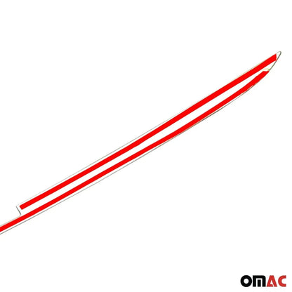 2012-2017 Hyundai Veloster Rear Trunk Lid Molding Trim Stainless Steel Silver