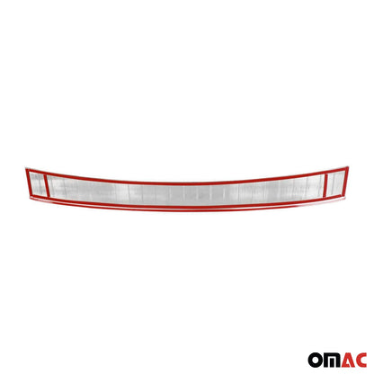 OMAC Rear Bumper Sill Cover Guard for Ford Focus 2018-2024 Wagon Steel Carbon Foiled 2631095CF