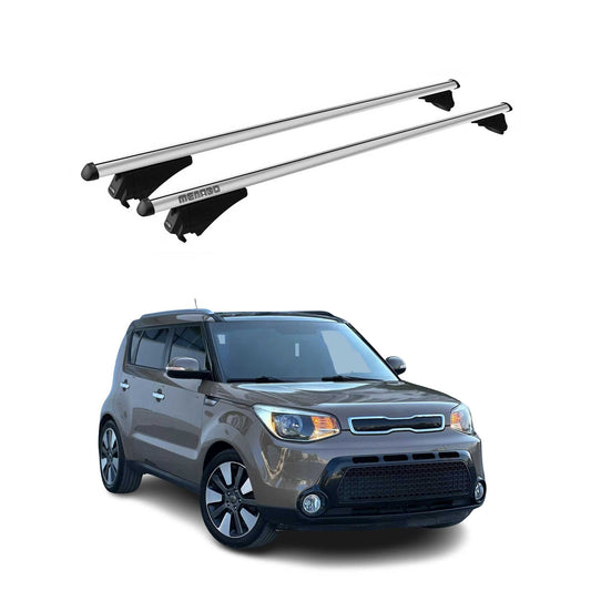 2014-2019 Kia Soul Roof Rack Cross Bars Silver
