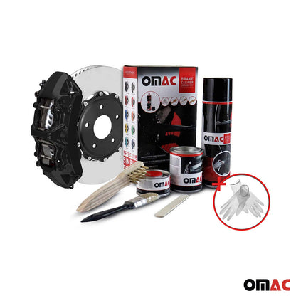 OMAC Brake Caliper Epoxy Based Car Paint Kit¬†New York Black Matt High-Temp 96AA1011M