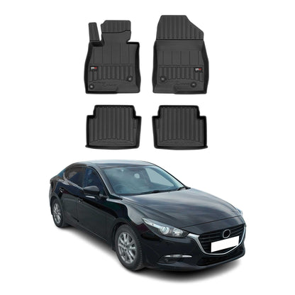 2014-2018 Mazda 3 Premium Floor Mats Liners Full Set All Weather Heavy Duty