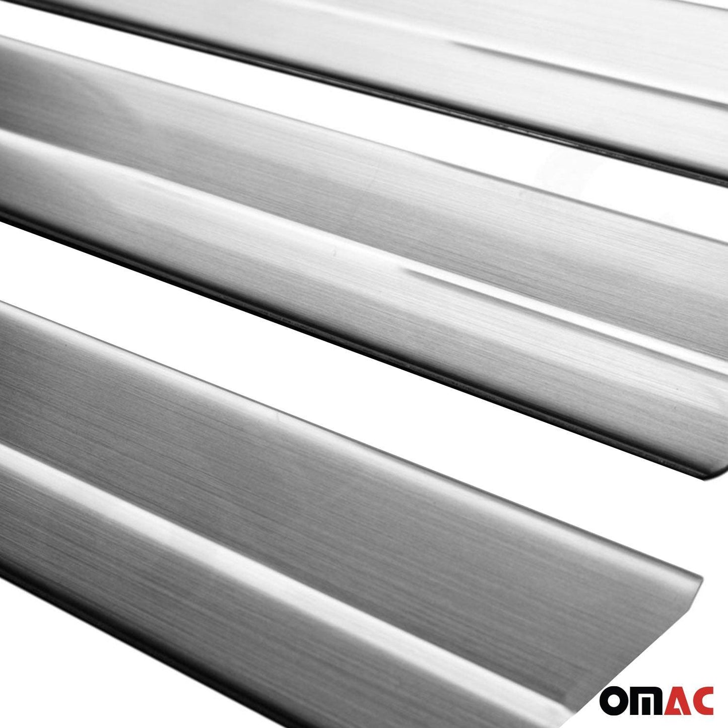 OMAC Door Sill Scuff Plate Scratch Protector for Nissan Rogue 2014-2020 Steel 4x 5025091N