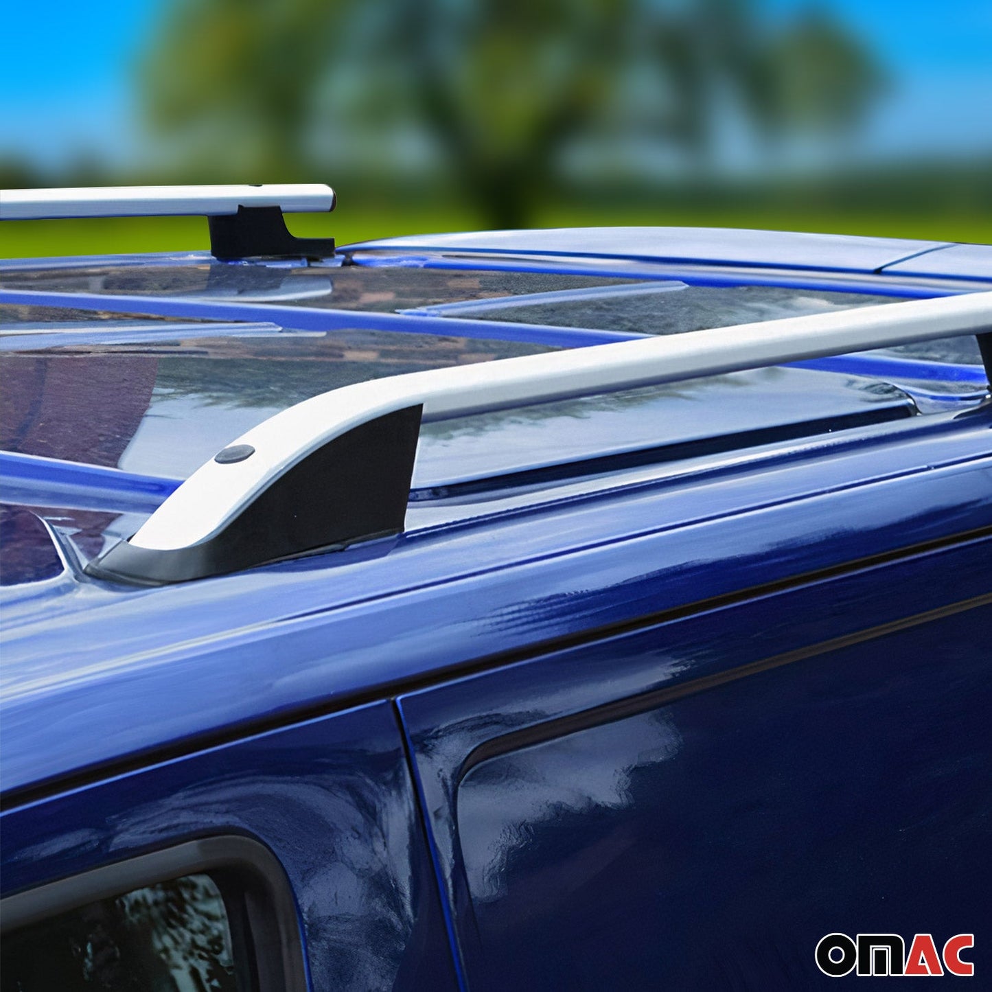 2015-2025 Ford Transit & E-Transit L2 Regular Roof Rack Rails Side Rails Silver