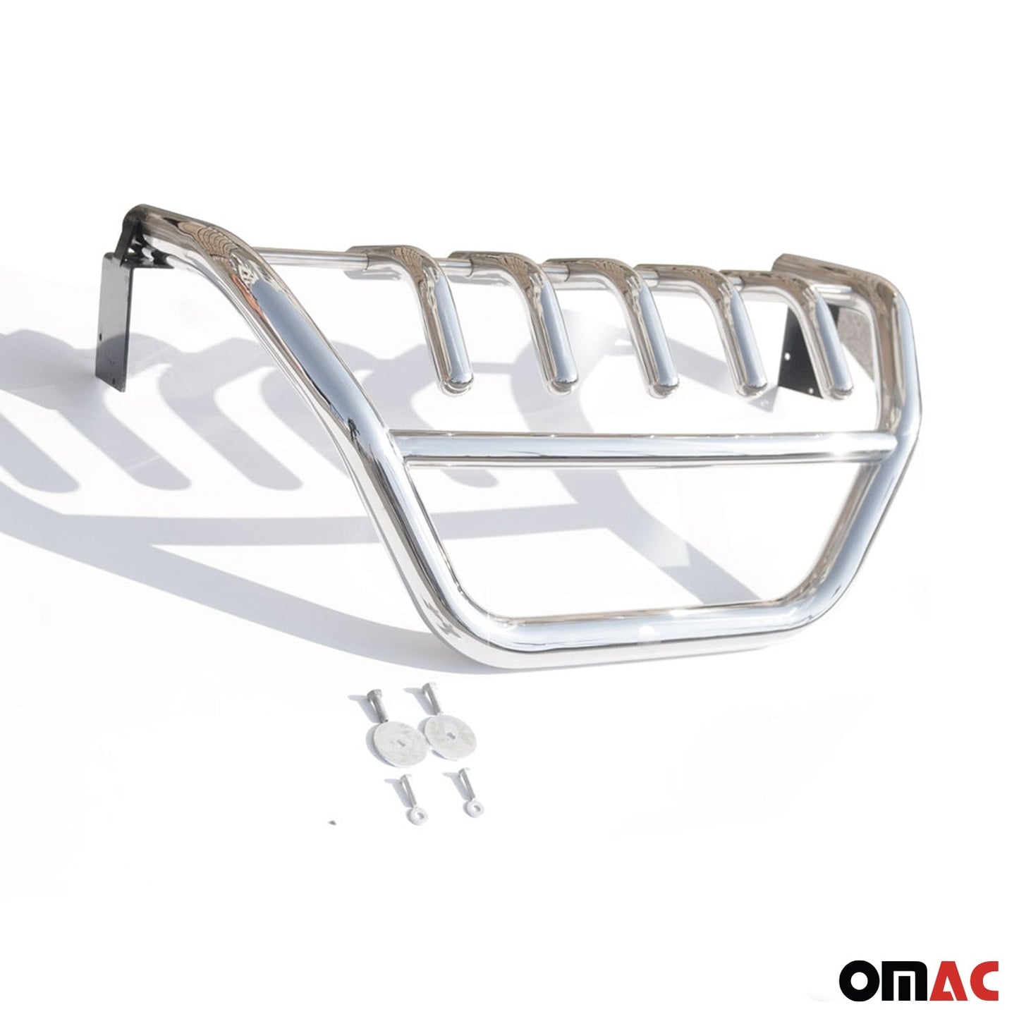 OMAC Front Rear Bumper Diffusor Bodykit for Honda CR-V 2012-2016 Aluminium Gray 2Pcs 7548OK101