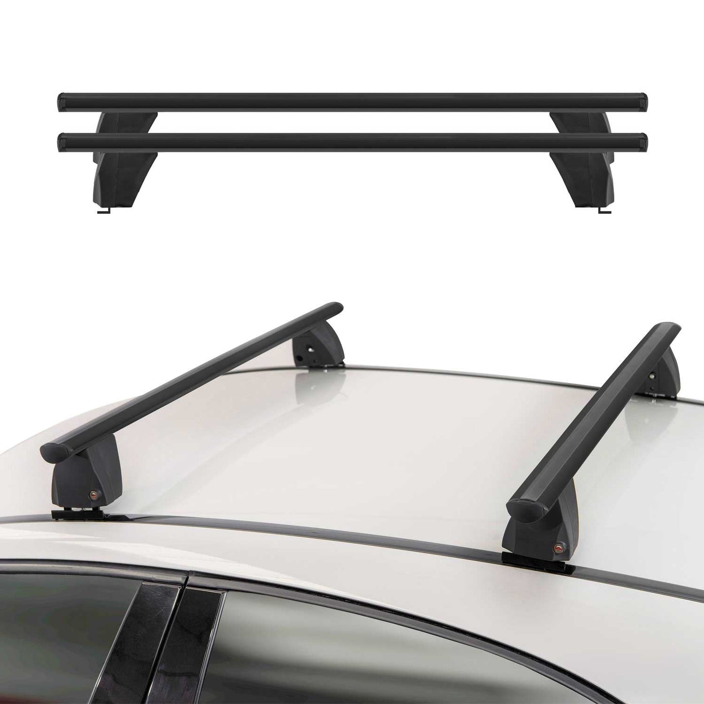 2014-2020 Mercedes S Class W222 Sedan Roof Rack Cross Bars Black
