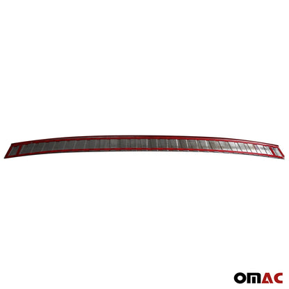 OMAC Rear Bumper Sill Cover Protector for Ford Transit Custom 2013-2023 Steel Dark 2624093B