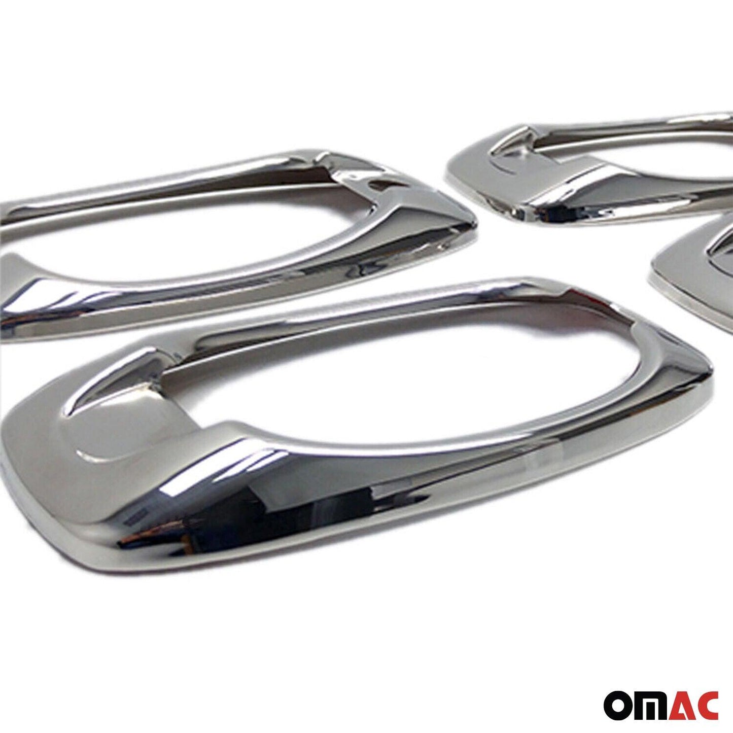 OMAC Car Door Handle Cover Protector for RAM ProMaster City 2015-2022 Steel 4 Pcs '2521045