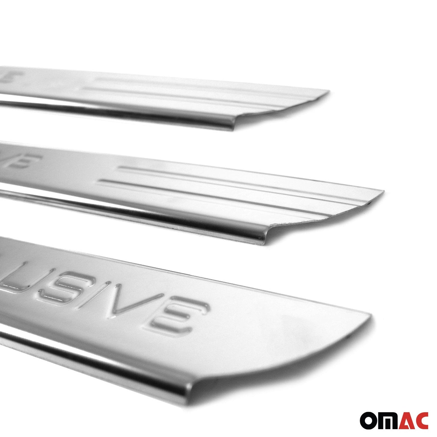 OMAC Door Sill Scuff Plate Scratch for Toyota RAV4 2006-2012 Exclusive Steel 4x 7005091E