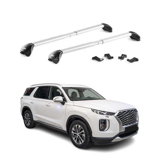 2020-2025 Hyundai Palisade Roof Rack Cross Bars Black Luggage Carrier 2 Pcs