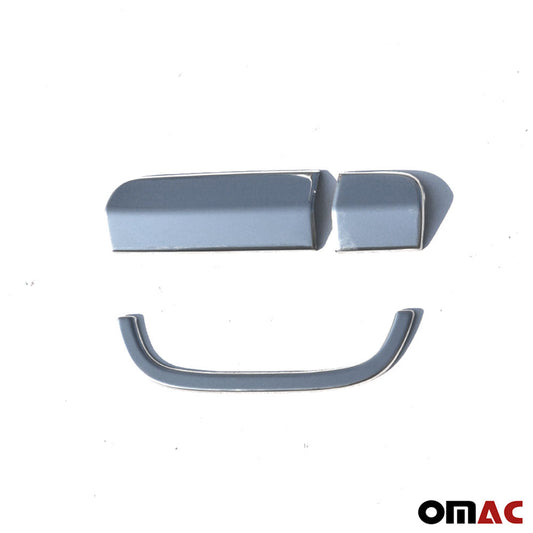 OMAC Fits Mercedes Vito 2003-2014 Trunk Door Handle Cover Single Door 3 Pcs S.Steel 4721051