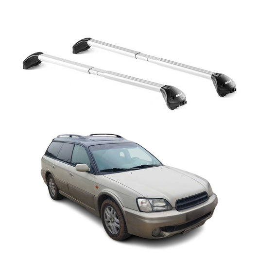 2000-2004 Subaru Outback Roof Rack Cross Bars Luggage Carrier 2 Pcs