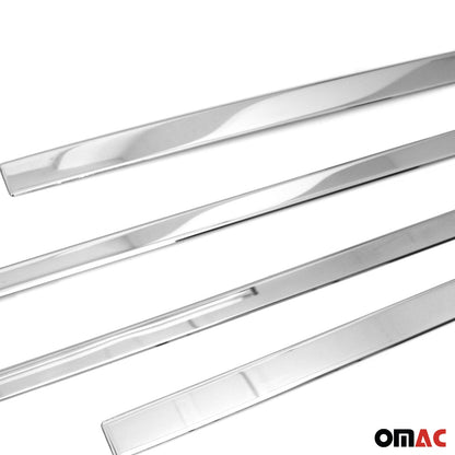 OMAC Side Door Molding Trim for Mitsubishi Eclipse Cross 2018-2024 Steel Silver 4x 4917131