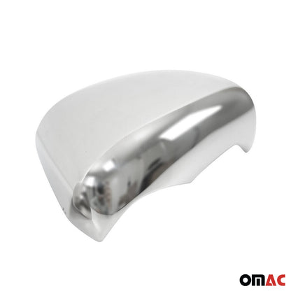 OMAC Side Mirror Cover Caps Fits Nissan Xterra 2005-2015 Steel Silver 2 Pcs U003406