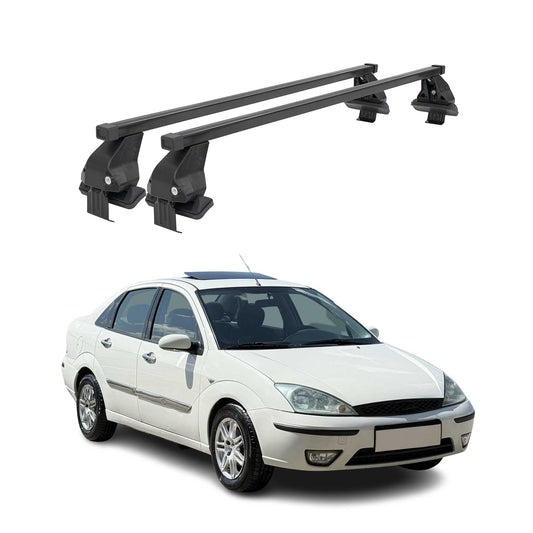 2000-2007 Ford Focus Hatchback Roof Rack Cross Bars Black