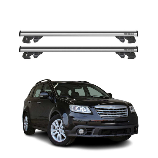2008-2014 Subaru Tribeca Roof Rack Cross Bars Silver