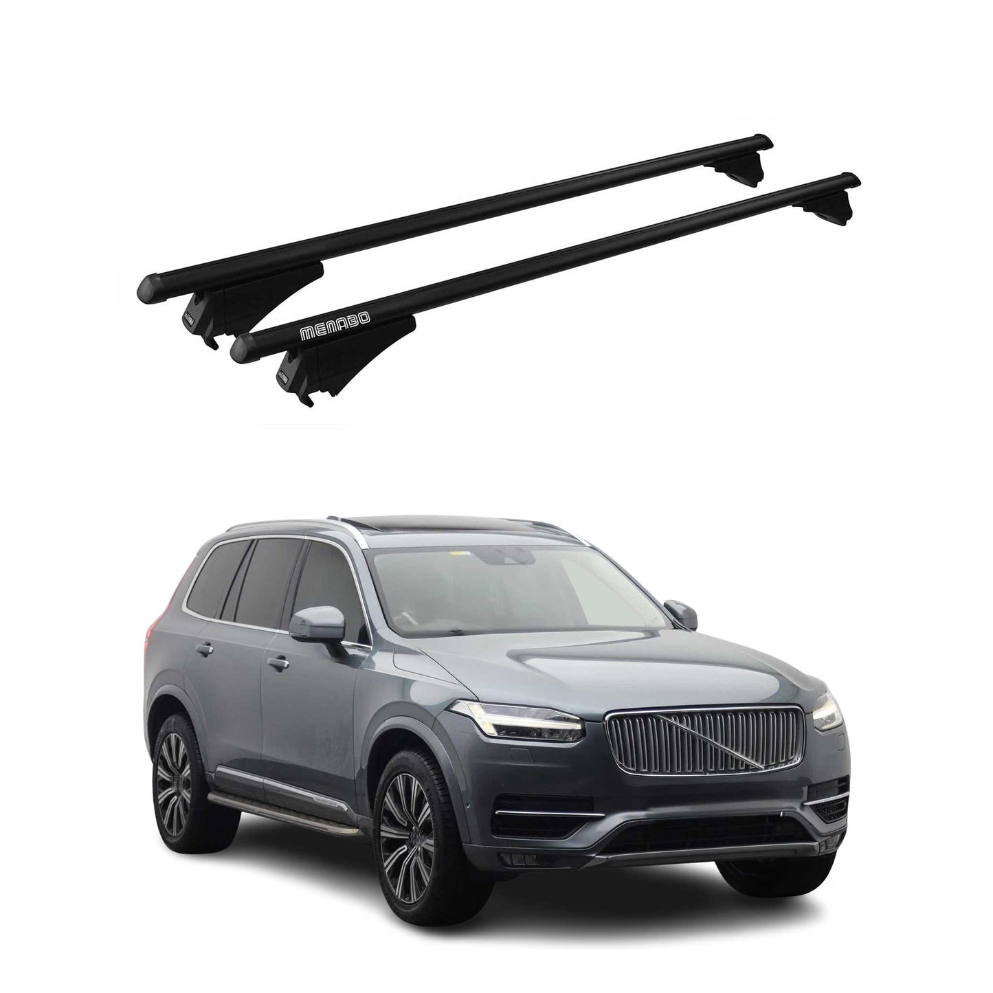 2016-2026 Volvo XC90 Roof Rack Cross Bars Black