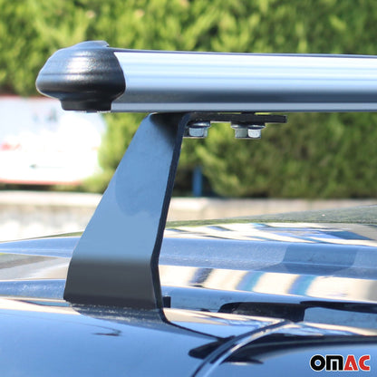 OMAC Trunk Bed Carrier Roof Racks Cross Bars for Honda CR-V 2012-2016 Alu Silver 2x '3407920