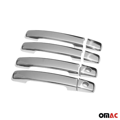 OMAC Car Door Handle Cover Protector for Nissan Frontier 2005-2021 Steel 4 Pcs 5003044