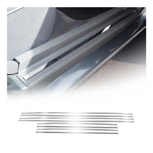 1995-2000 Mercedes C Class W202 Door Sill Scuff Plate Protector Stainless Steel 8x