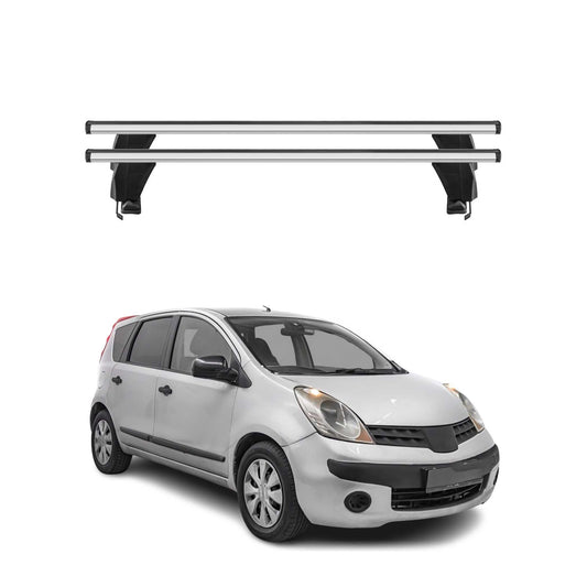 2004-2012 Nissan Versa Roof Rack Cross Bars Silver