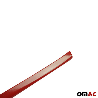 OMAC Red Chrome Front Diffuser Streamer S. Steel for Mercedes Metris 2016-2023 4733085R