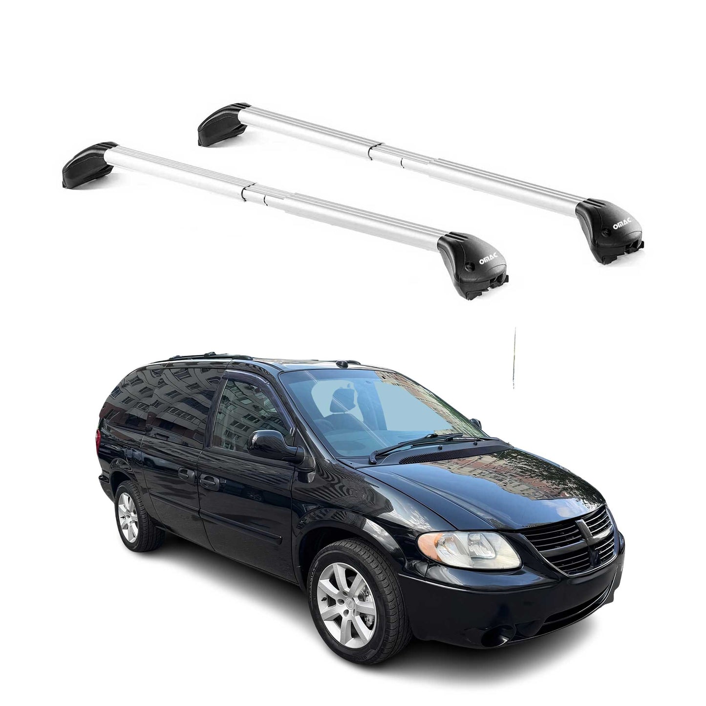 2001-2007 Dodge Grand Caravan Roof Rack Cross Bars Luggage Carrier 2 Pcs
