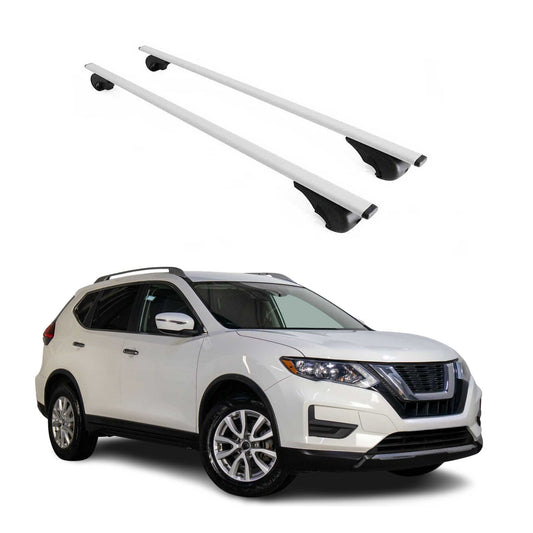 2014-2020 Nissan Rogue Roof Rack Cross Bars Silver