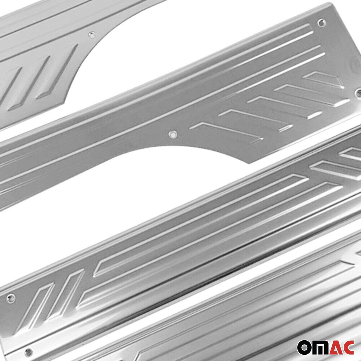 OMAC Door Sill Scuff Plate Scratch Protector for RAM ProMaster City 2015-22 Steel 4x 2524094N