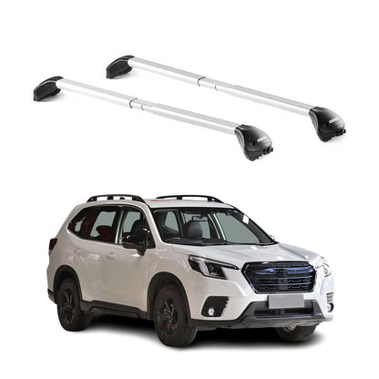 2025 Subaru Forester Roof Rack Cross Bars Luggage Carrier Alu Silver 2x