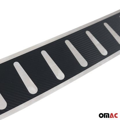 OMAC Rear Bumper Sill Cover Protector for Volvo XC90 2003-2014 Steel Carbon Foiled 7603093CF