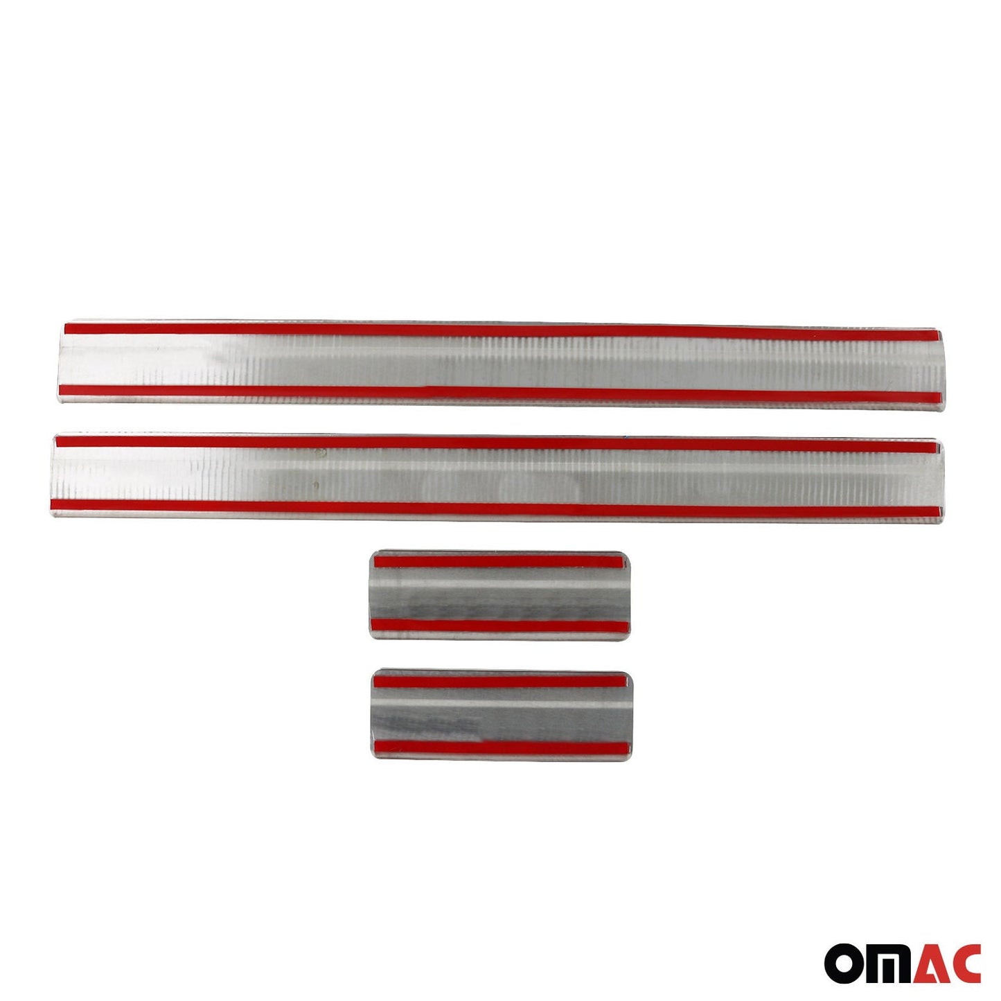 OMAC Door Sill Scuff Plate Scratch Protector for Nissan Kicks 2018-2024 Steel 4x 5028091T