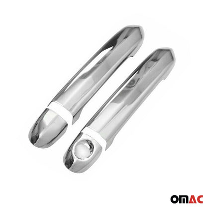 OMAC Car Door Handle Cover Protector for Mazda CX-7 2007-2012 Silver Chrome 8 Pcs '9650554