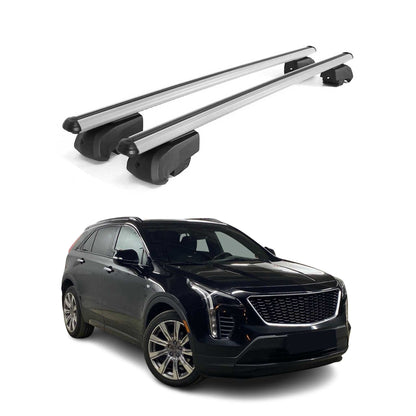 2019-2025 Cadillac XT4 Roof Rack Cross Bars Silver