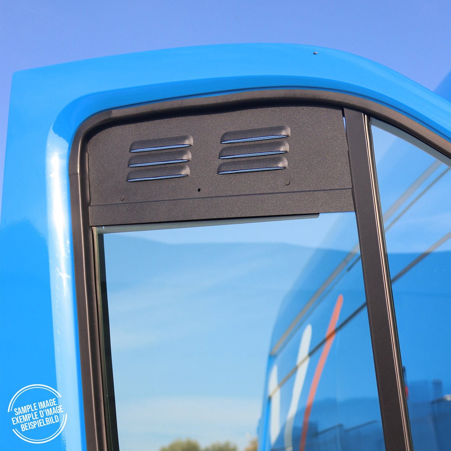 2014-2024 RAM ProMaster Car Ventilation Window Air Vent Black Aluminium 2Pcs