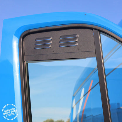 2014-2024 RAM ProMaster Car Ventilation Window Air Vent Black Aluminium 2Pcs