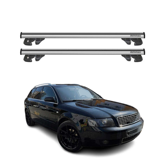 2001-2005 Audi A4 Wagon Roof Rack Cross Bars Silver
