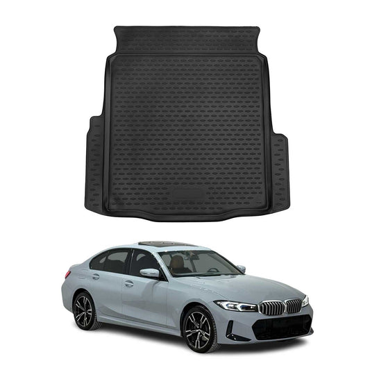2021-2024 BMW 3 Series G20 Sedan 2019-2024 / M3 G80 Cargo Liner Trunk Mat All Weather Black