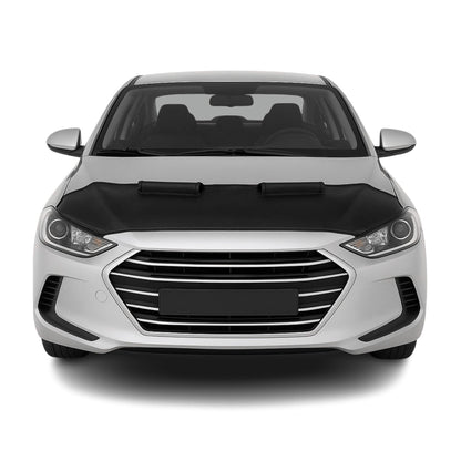 2017-2020 Hyundai Elantra Car Bonnet Mask Hood Bra Black 1 Pc