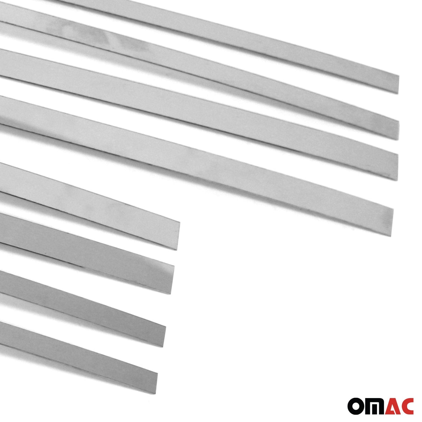 OMAC Chrome Door Sill Scuff Protect Cover Plate 8 Pcs for MB E-Class W124 1986-1994 4727DT091